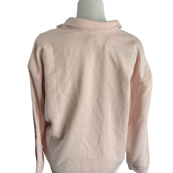 NWT ADIDAS Womens Quarter-Zip Fleece Sweatshirt Size XL - Picture 4 of 13